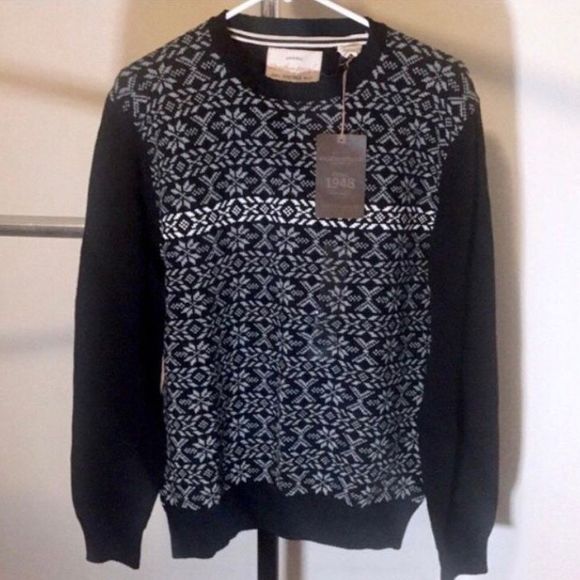 WEATHERPROOF Mens Black Knit Sweater Sz LRG NWT - Picture 12 of 12